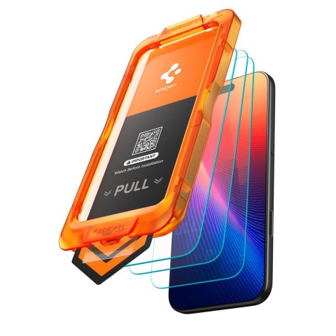 
Grūdintas stiklas iPhone 17 su Glas.tR AlignMaster Slim aplikatoriumi - 3 vnt.
