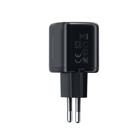 
33 W USB-A USB-C sieninis įkroviklis su 60 W USB-C–USB-C 1 m laidu – juodas

