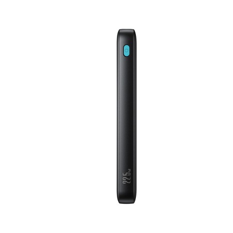 
Išorinė baterija 10000mAh 22.5W USB-A USB-C su skaitmeniniu ekranu - juoda
