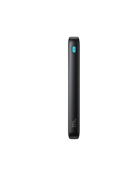 
Išorinė baterija 10000mAh 22.5W USB-A USB-C su skaitmeniniu ekranu - juoda
