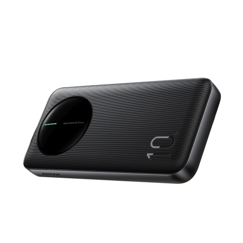 
Išorinė baterija 10000mAh 22.5W USB-A USB-C su skaitmeniniu ekranu - juoda
