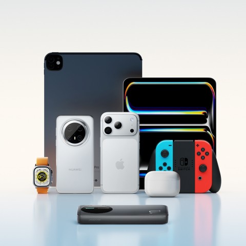 
Išorinė baterija 10000mAh 22.5W USB-A USB-C su skaitmeniniu ekranu - juoda
