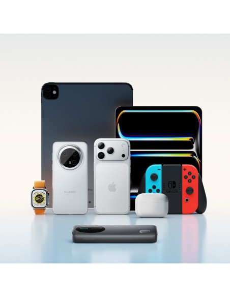 
Išorinė baterija 10000mAh 22.5W USB-A USB-C su skaitmeniniu ekranu - juoda

