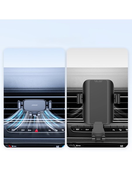 
Automobilinis telefono laikiklis oro išleidimo angai - juodas
