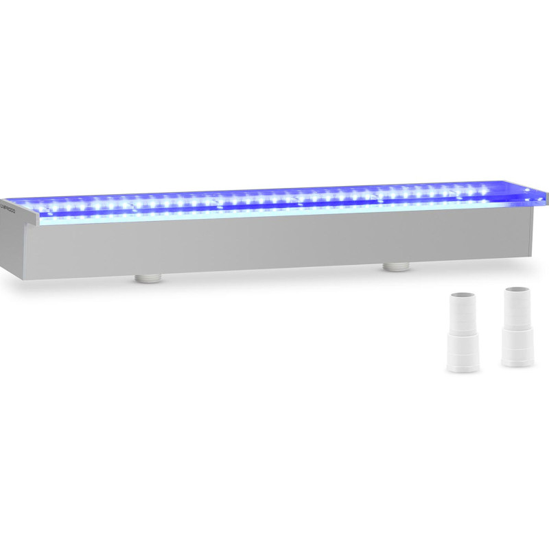 Krioklio snapelio sienelės kaskados sodo tvenkiniui LED 60 cm, srautas 30 mm