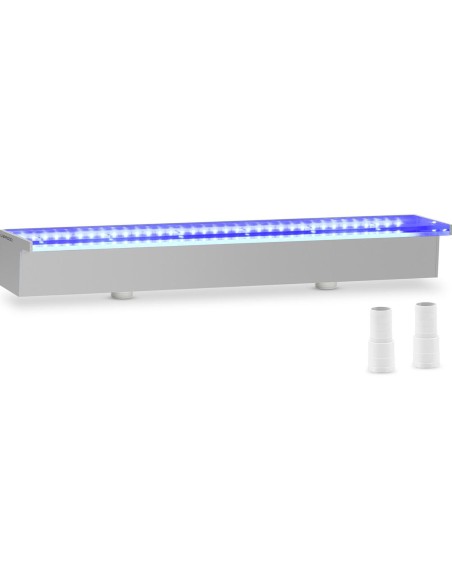 Krioklio snapelio sienelės kaskados sodo tvenkiniui LED 60 cm, srautas 30 mm Krioklio snapelio sienelės kaskados sodo tvenkiniui LED 60 cm, srautas 30 mm