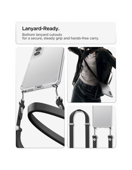 
„Samsung Galaxy S26 Ultra Hybrid“ dėklas – skaidrus
