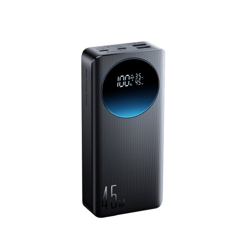 
20000 mAh USB-A USB-C su skaitmeniniu ekranu 45W – juoda
