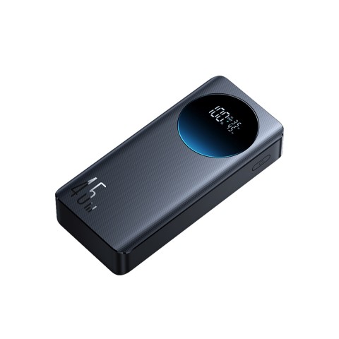 
20000 mAh USB-A USB-C su skaitmeniniu ekranu 45W – juoda

