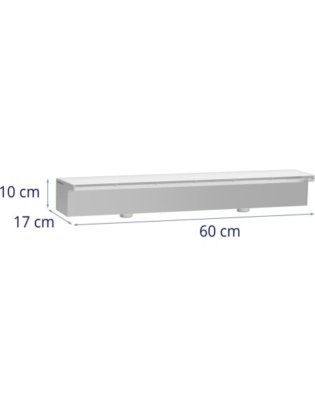 Krioklio snapelio sienelės kaskados sodo tvenkiniui LED 60 cm, srautas 30 mm Krioklio snapelio sienelės kaskados sodo tvenkiniui LED 60 cm, srautas 30 mm