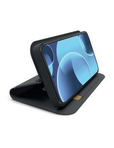 
„Xiaomi 17 Pro“ piniginės formos lygus atverčiamas dėklas - juodas
