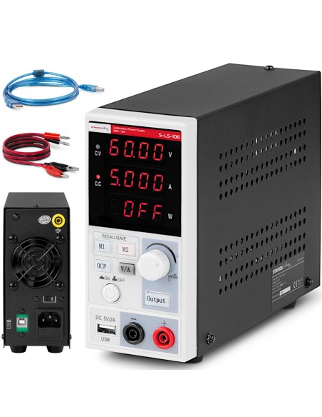 Serviso laboratorijos maitinimo šaltinis 0-60 V 0-5 A 300 W LED USB Serviso laboratorijos maitinimo šaltinis 0-60 V 0-5 A 300 W LED USB