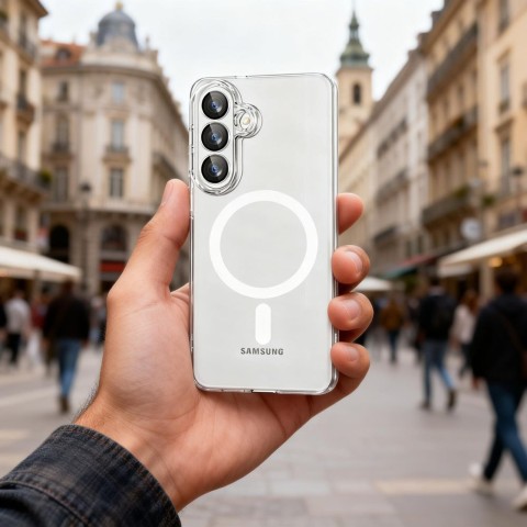 
„Samsung Galaxy S26+ FlexAir MagSafe“ dėklas – skaidrus
