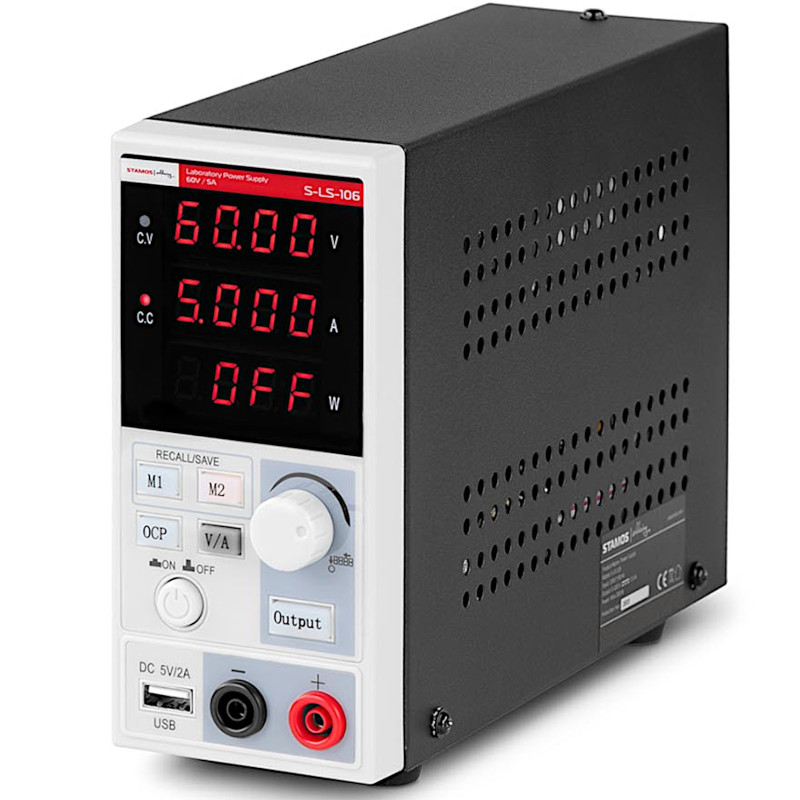 Serviso laboratorijos maitinimo šaltinis 0-60 V 0-5 A 300 W LED USB