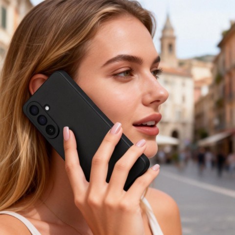 
„Samsung Galaxy S26+“ išmanusis piniginės dėklas – juodas
