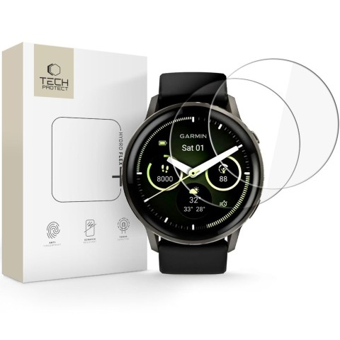 
Hidrogelio plėvelė Garmin Venu 45 mm Hydro Flex+ laikrodžiui - 2 vnt.
