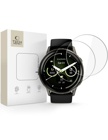 
Hidrogelio plėvelė Garmin Venu 45 mm Hydro Flex+ laikrodžiui - 2 vnt.
