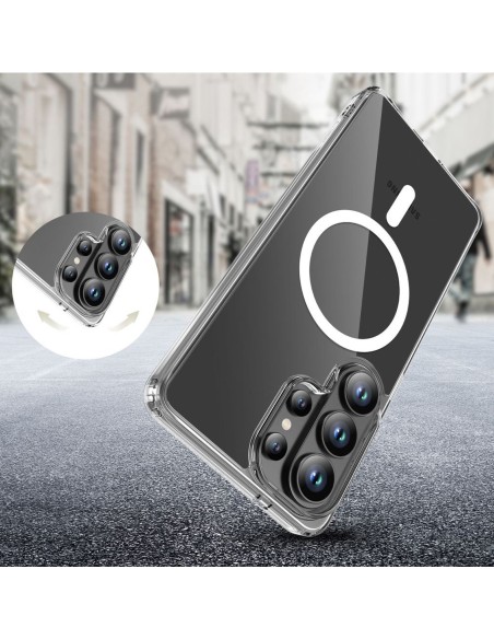 
„Samsung Galaxy S26 Ultra FlexAir Hybrid MagSafe“ dėklas – skaidrus
