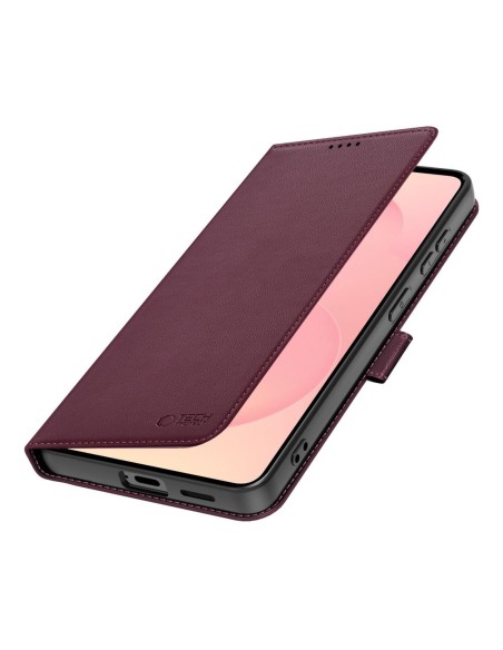 
„Samsung Galaxy S26“ piniginės dėklas – bordo spalvos
