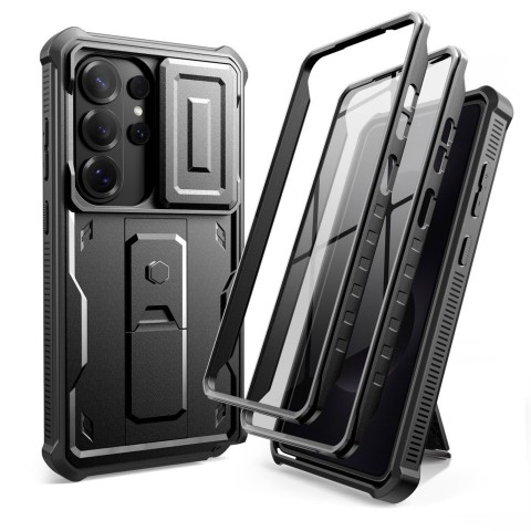 
„Samsung Galaxy S26 Ultra“ „Kevlar Cam+“ dėklas – juodas
