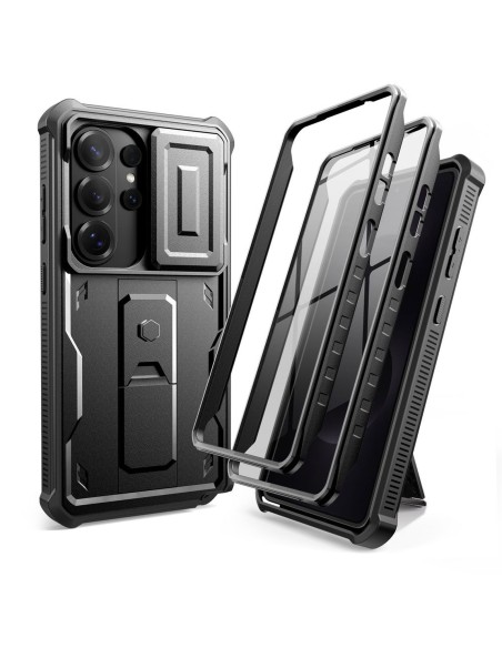 
„Samsung Galaxy S26 Ultra“ „Kevlar Cam+“ dėklas – juodas
