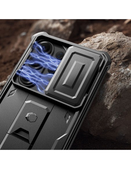 
„Samsung Galaxy S26 Ultra“ „Kevlar Cam+“ dėklas – juodas
