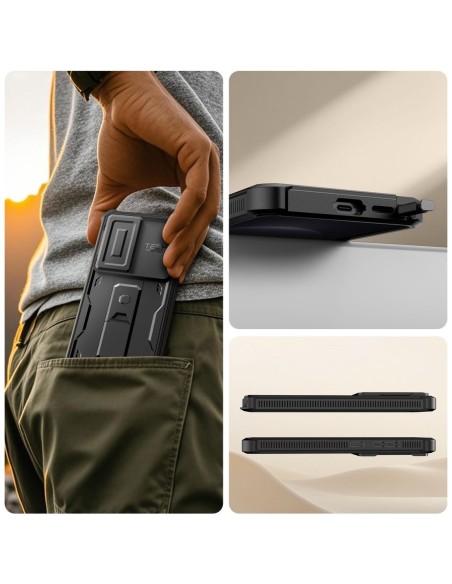 
„Samsung Galaxy S26 Ultra“ „Kevlar Cam+“ dėklas – juodas
