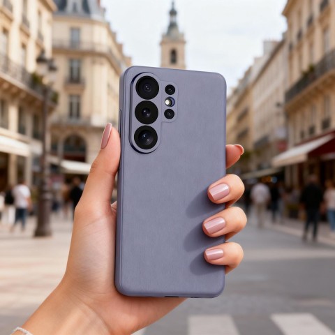 
„Samsung Galaxy S26 Ultra“ išmanusis piniginės dėklas – violetinis
