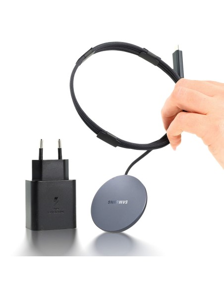 
„Samsung EP-P2900TBE“ 25 W belaidis įkroviklis su 45 W adapteriu – pilkas
