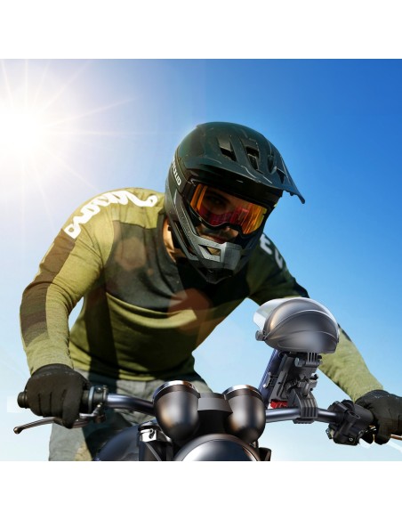 
Automatinis dviračių laikiklis su skydeliu nuo saulės – juodas
