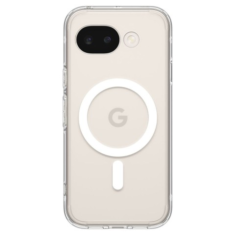 
„Google Pixel 10A Ultra Hybrid MagSafe“ dėklas – permatomas baltas
