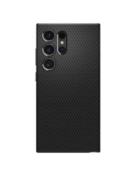 
„Samsung Galaxy S24 Ultra Liquid Air“ dėklas – matinės juodos spalvos
