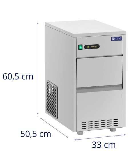 Baro ledo aparatas Ledo kubelių aparatas 20kg/dieną 5kg 165W