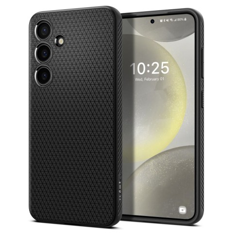 
„Samsung Galaxy S24 Liquid Air“ dėklas – matinės juodos spalvos
