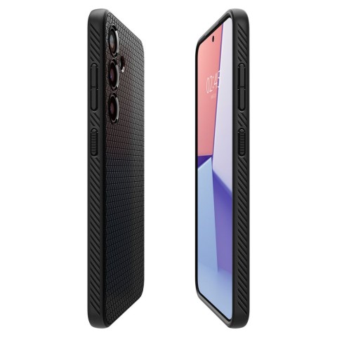 
„Samsung Galaxy S24 Liquid Air“ dėklas – matinės juodos spalvos
