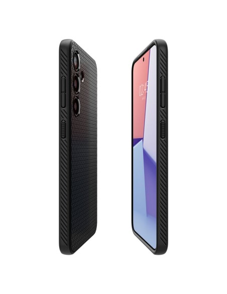 
„Samsung Galaxy S24 Liquid Air“ dėklas – matinės juodos spalvos
