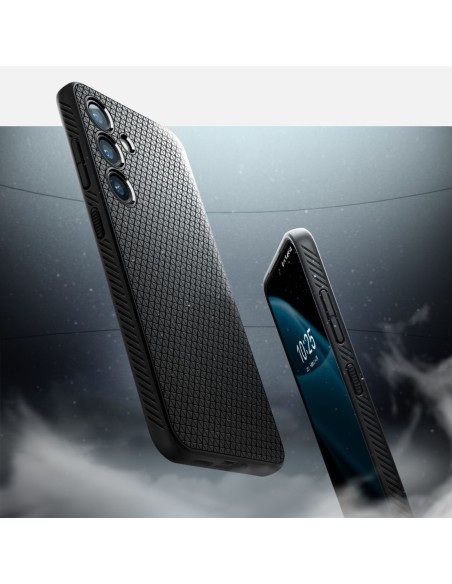 
„Samsung Galaxy S24 Liquid Air“ dėklas – matinės juodos spalvos

