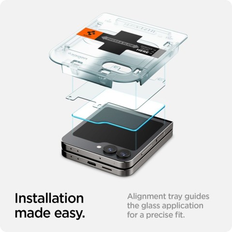 
Grūdintas stiklas, skirtas „Samsung Galaxy Z Flip 6 Glas.tR EZ Fit“ - 2 vnt.
