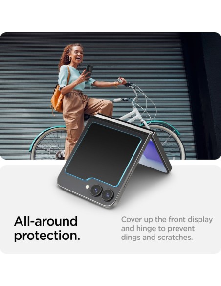 
Grūdintas stiklas, skirtas „Samsung Galaxy Z Flip 6 Glas.tR EZ Fit“ - 2 vnt.
