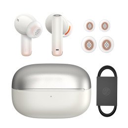 Storm 1 Bluetooth 5.2 TWS į ausis įdedamos belaidės ausinės su ANC/ENC baltos spalvos