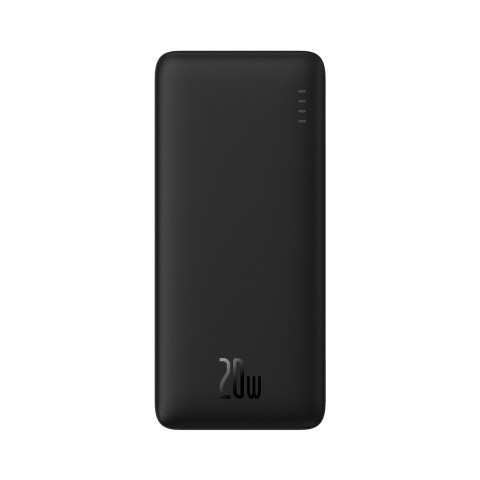 
Nešiojamoji baterija 20W 30000mAh USB-A USB-C AirPow greito įkrovimo su 30 cm USB-C laidu - juoda
