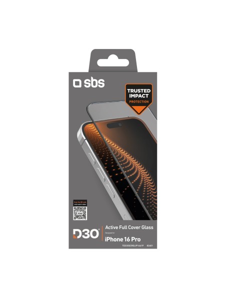 
Grūdintas stiklas su rėmeliu, skirtas „iPhone 16 Pro“ grūdintas stiklas D3O
