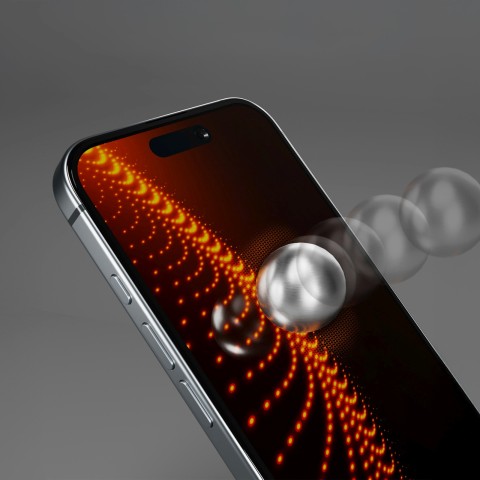 
Grūdintas stiklas su rėmeliu, skirtas „iPhone 16 Pro“ grūdintas stiklas D3O
