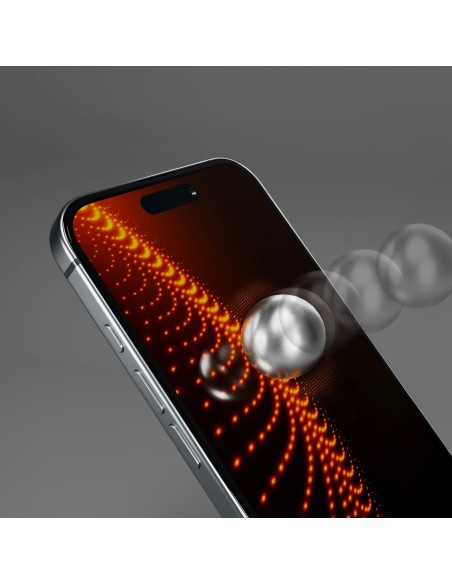 
Grūdintas stiklas su rėmeliu, skirtas „iPhone 16 Pro“ grūdintas stiklas D3O
