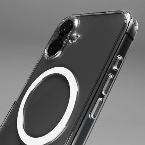 
„iPhone 16 Plus Extreme Mag D3O MagSafe“ dėklas – skaidrus
