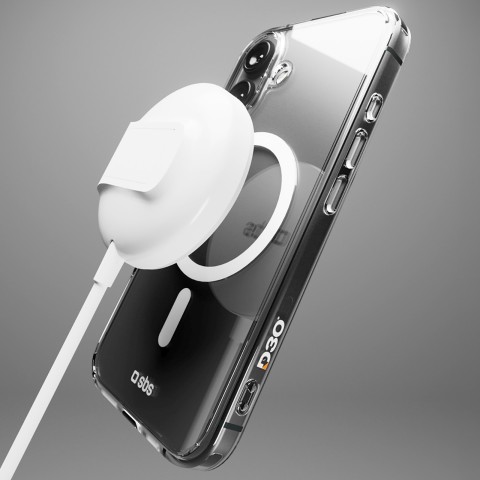
„iPhone 16 Plus Extreme Mag D3O MagSafe“ dėklas – skaidrus
