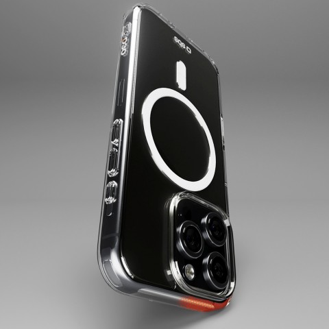 
„iPhone 16 Pro Max Extreme Mag D3O MagSafe“ dėklas – permatomas
