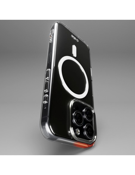
„iPhone 16 Pro Max Extreme Mag D3O MagSafe“ dėklas – permatomas

