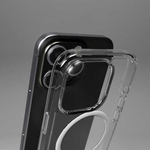 
„iPhone 16 Pro Max Extreme Mag D3O MagSafe“ dėklas – permatomas
