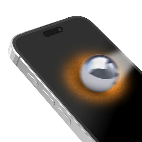 
Grūdintas stiklas su rėmeliu, skirtas iPhone 14 Pro D3O
